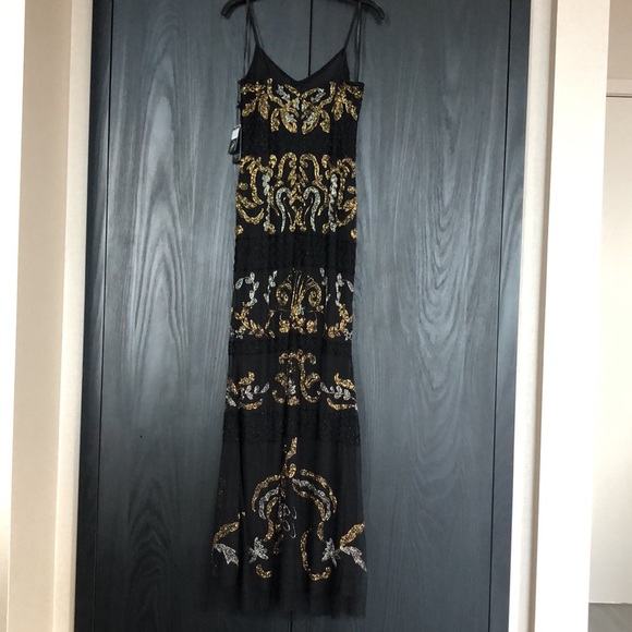 Stunning Adrianna Papell beaded formal gown NWT - Picture 10 of 11